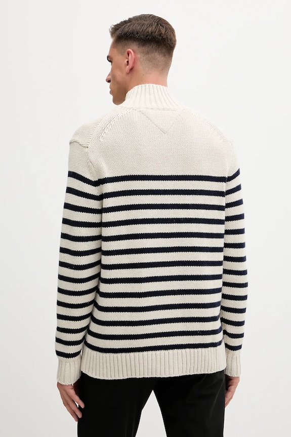 Oblečenie Bavlnený sveter Tommy Hilfiger MW0MW41320 béžová