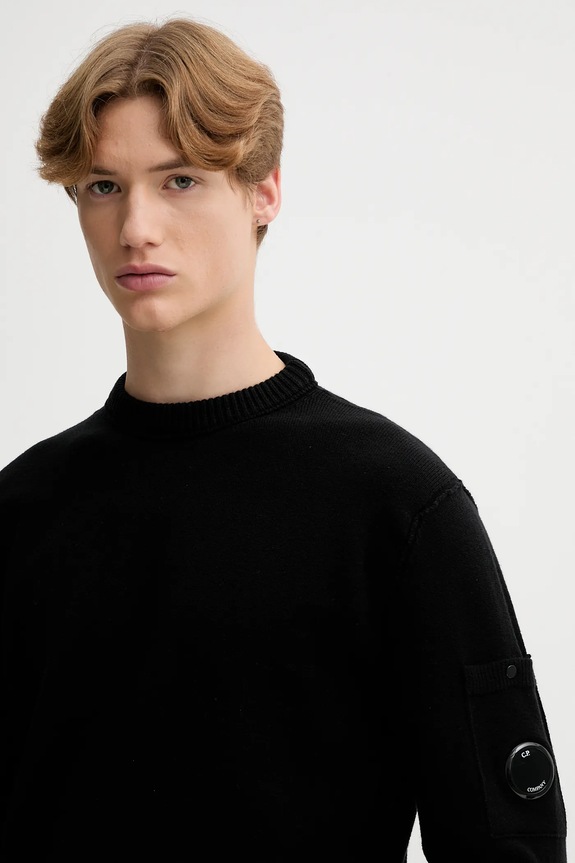 C.P. Company maglione nero 19CMKN238A110432A