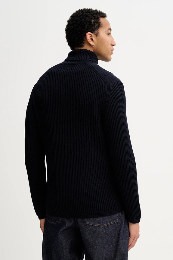 Ρούχα Πουλόβερ με προσθήκη μαλλιού C.P. Company 19CMKN220A006595A σκούρο μπλε