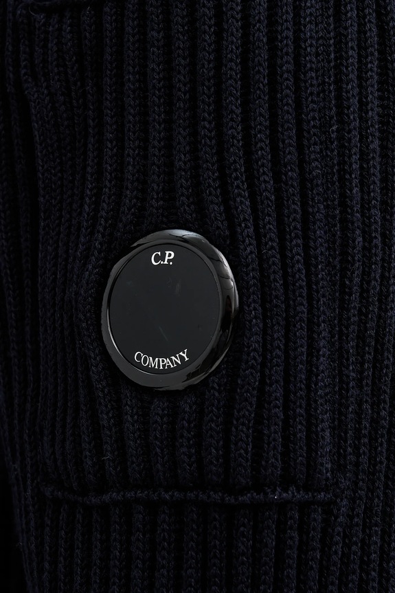 Πουλόβερ με προσθήκη μαλλιού C.P. Company 19CMKN220A006595A σκούρο μπλε