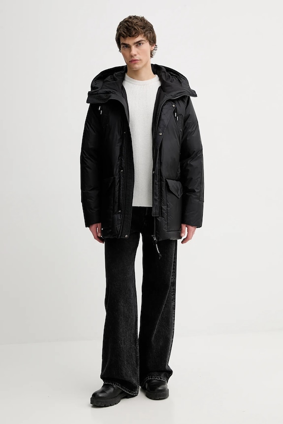 C.P. Company sweter z dodatkiem wełny 19CMKN307A006170A beżowy AW25