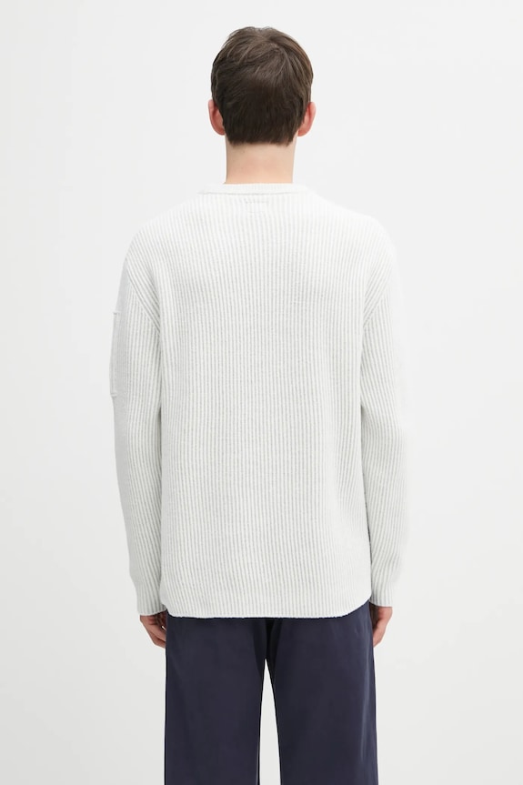 Clothing C.P. Company wool blend sweater 19CMKN307A006170A beige