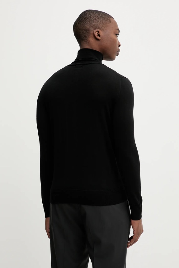 Odzież BARENA VENEZIA sweter wełniany Knitwear Camio KNU5282.429 czarny