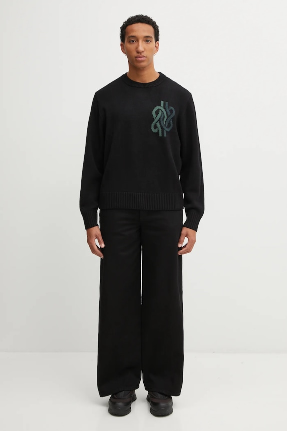 Filling Pieces Knit Sweater Knot sweter z wełną męski 422575500265