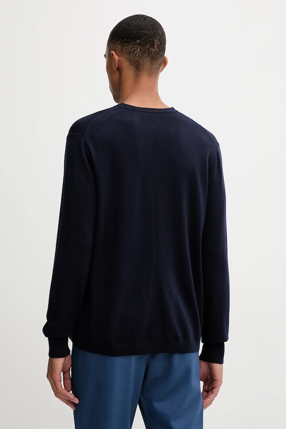 Oblečenie Vlnený sveter Calvin Klein LV04LB305G tmavomodrá