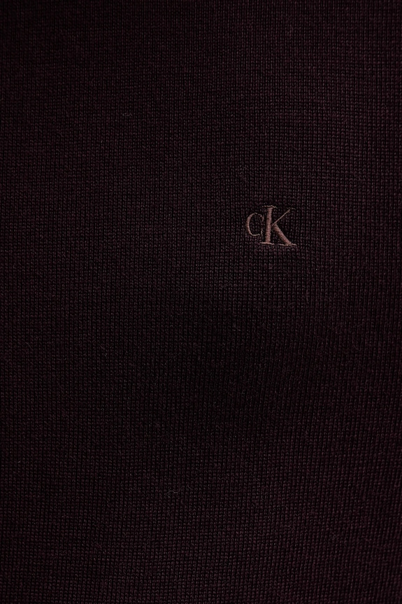 Vlnený sveter Calvin Klein LV04LB305G burgundské