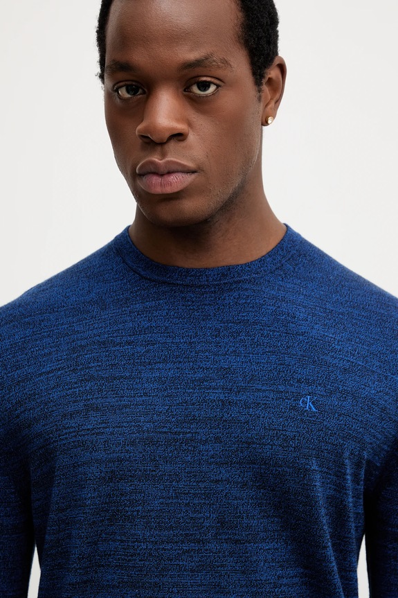 Vlnený sveter Calvin Klein modrá LV04LB305G
