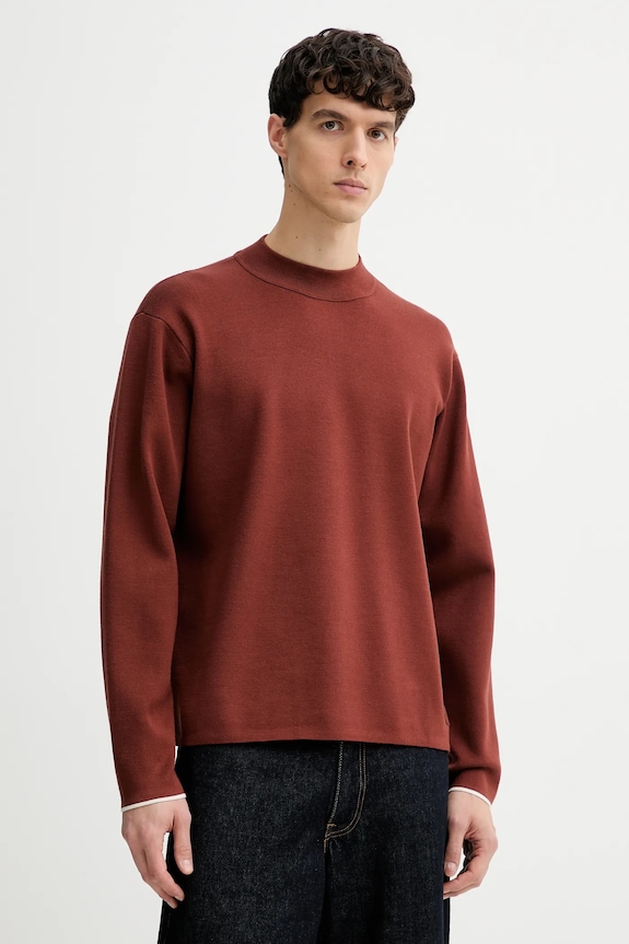 Pulover Calvin Klein okrugli narančasta LV04LD313G