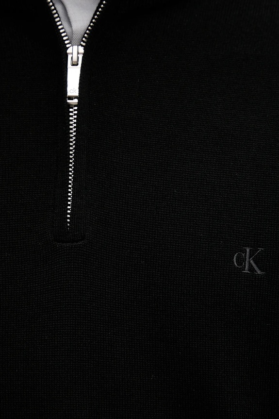 Calvin Klein sweter wełniany LV04LD318G czarny