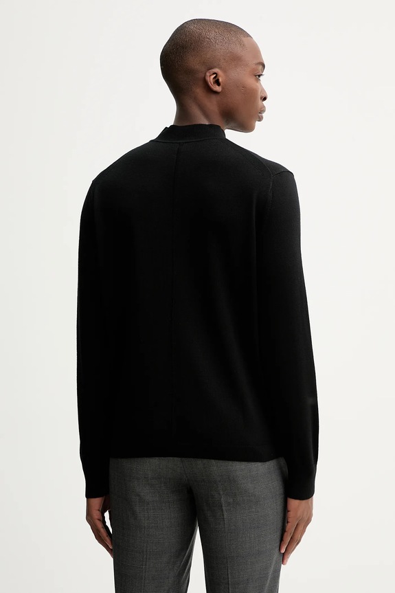 Odzież Calvin Klein sweter wełniany LV04LE309G czarny