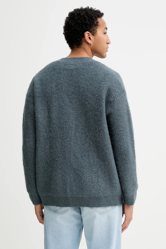 Îmbrăcăminte Calvin Klein cardigan din amestec de lână LV04LD308G bleumarin