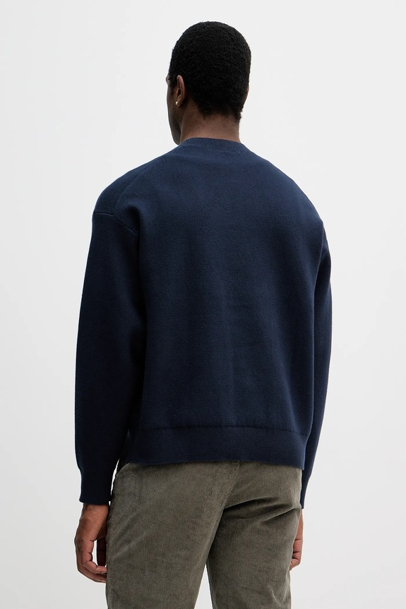 Ρούχα Πουλόβερ με μείγμα κασμίρ Calvin Klein Jeans LV04RD305G σκούρο μπλε