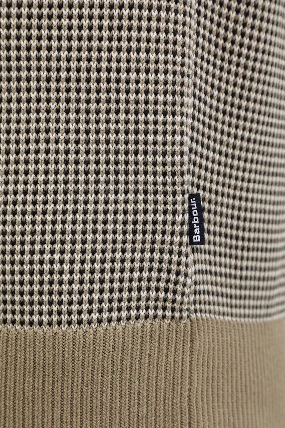 Barbour sweter bawełniany WELLS MKN1665 czarny
