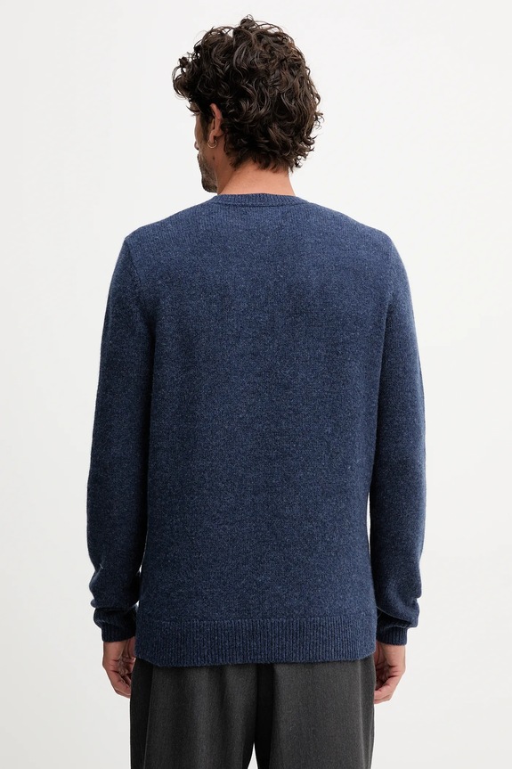 Barbour sweter wełniany MKN1666 granatowy AW25