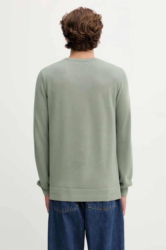 Odzież Fred Perry sweter bawełniany K1309 zielony