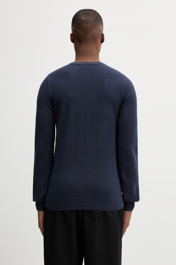Odzież Fred Perry sweter bawełniany K1309 granatowy