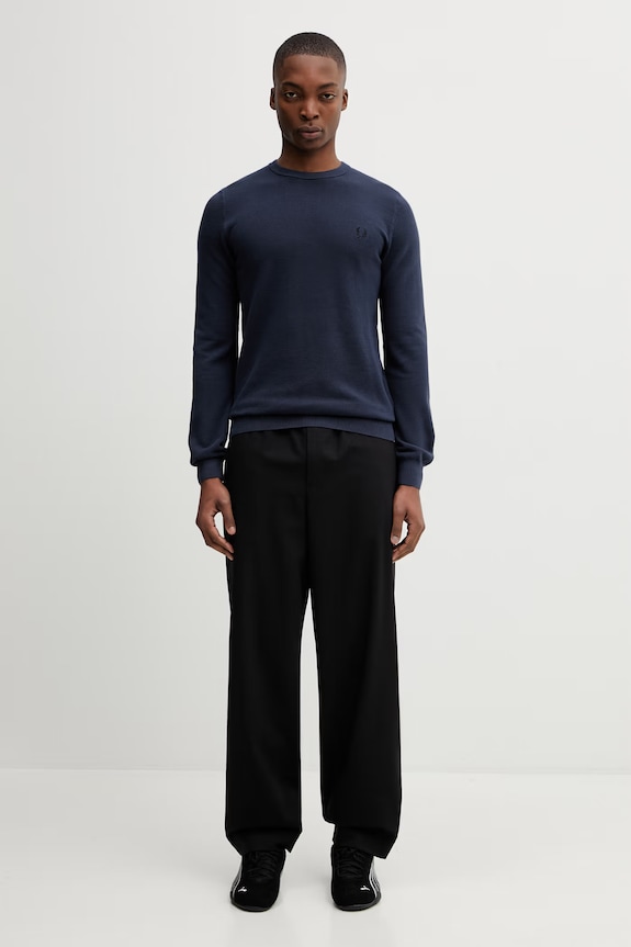 Fred Perry sweter bawełniany K1309 granatowy