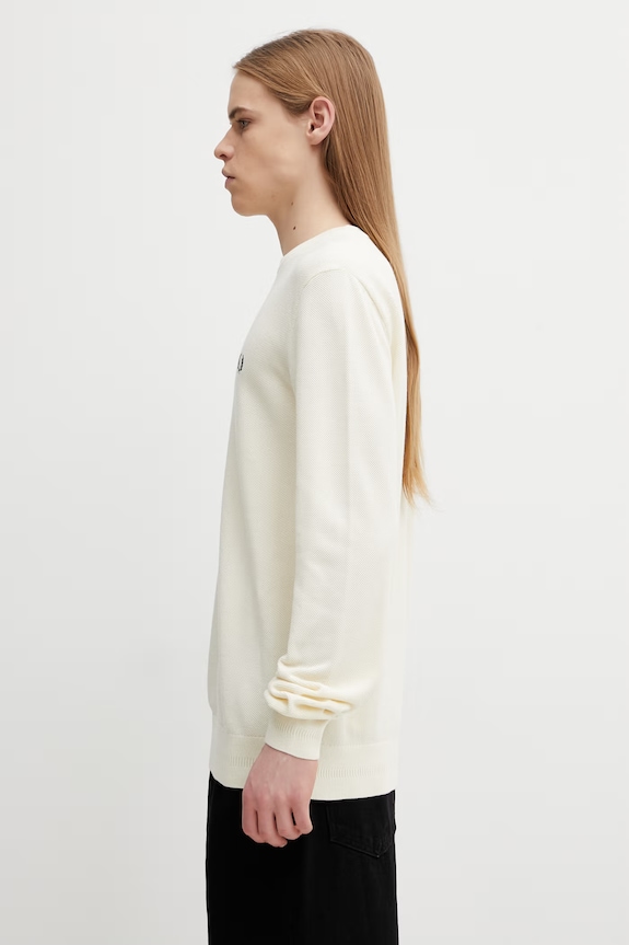 Fred Perry sweter bawełniany K1309 beżowy SS26