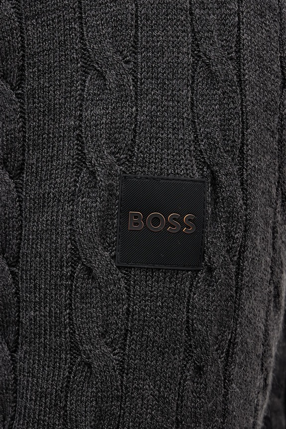 BOSS Orange pulóver 50548679 szürke