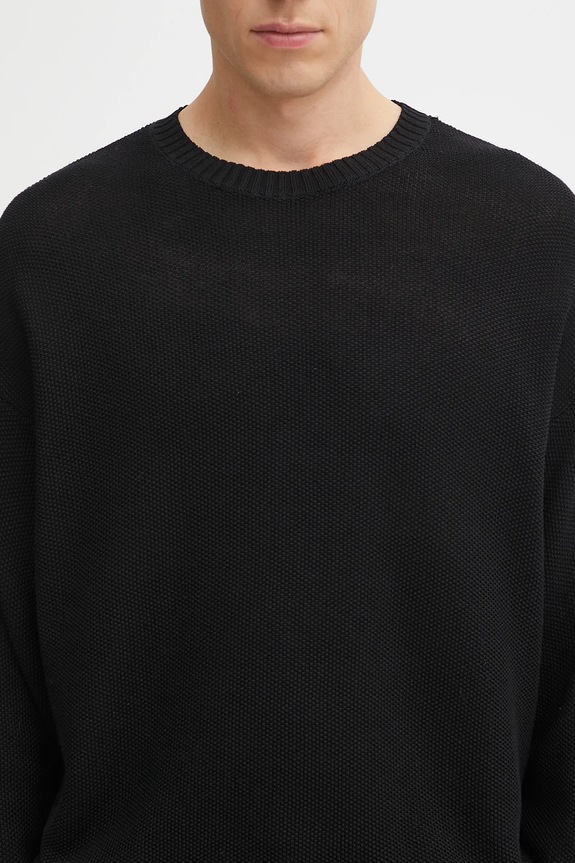 Свитер с шелком Visvim jumbo sb knit чёрный 125105012003