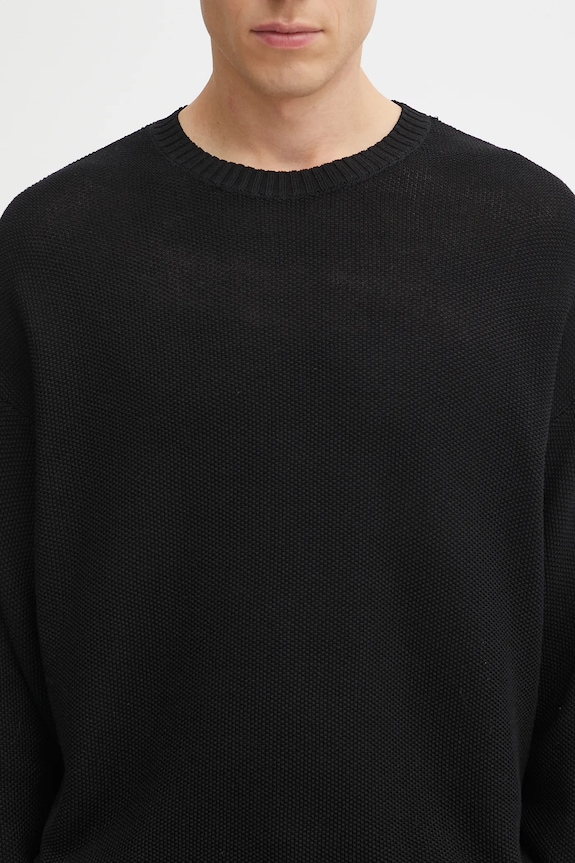 Свитер с шелком Visvim jumbo sb knit чёрный 125105012003