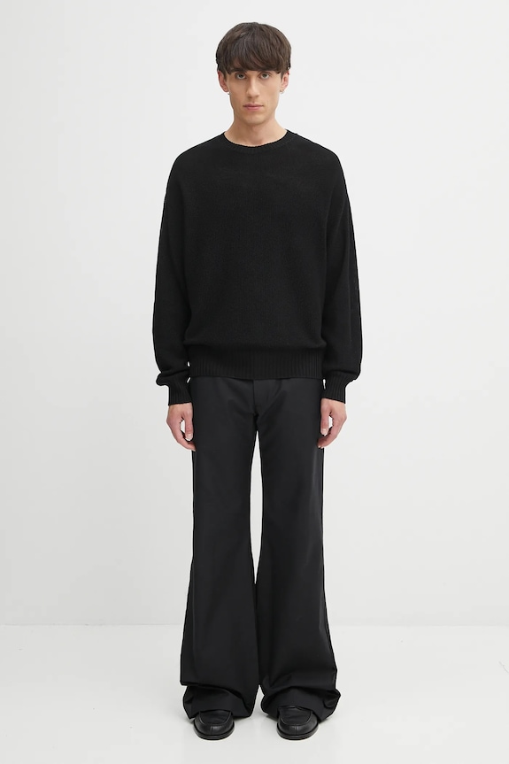 Свитер с шелком Visvim jumbo sb knit 125105012003 чёрный
