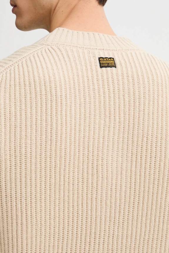 G-Star cardigan con lana Slim base D26779.E212 beige