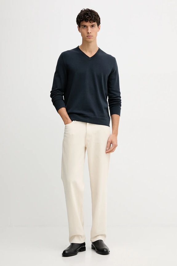 Marc O'Polo maglione in lana 529506360110 blu navy AW25