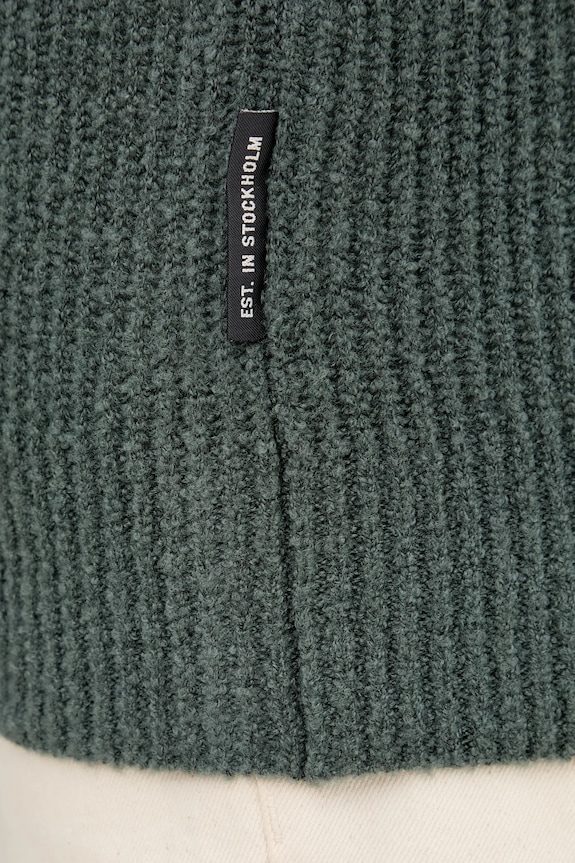 Marc O'Polo sweter z dodatkiem wełny 529506860144 zielony