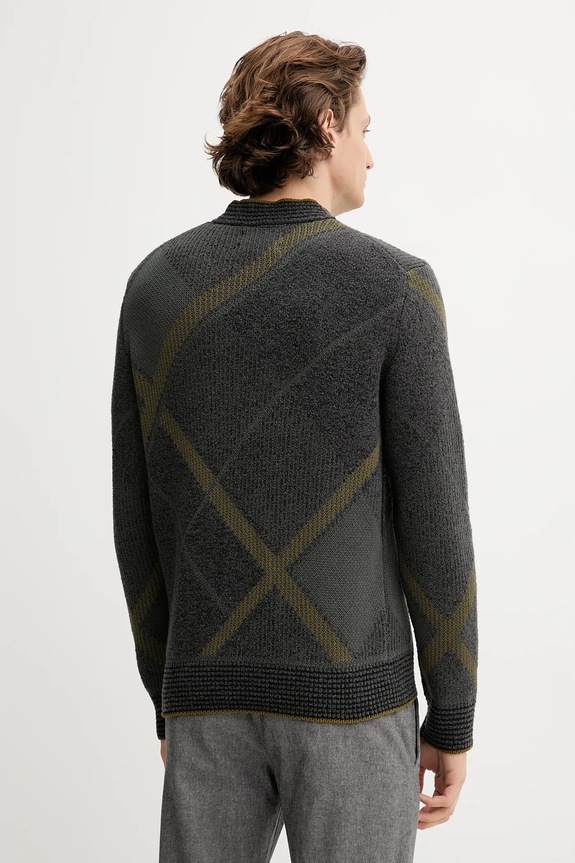 Odzież Marc O'Polo sweter z dodatkiem wełny 529509860122 szary