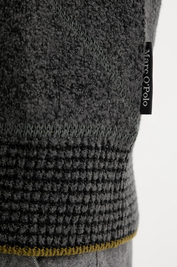Marc O'Polo sweter z dodatkiem wełny 529509860122 szary