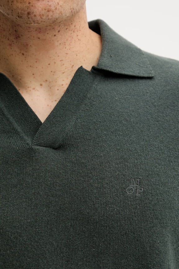 Marc O'Polo sweter z dodatkiem wełny 5000012331 zielony