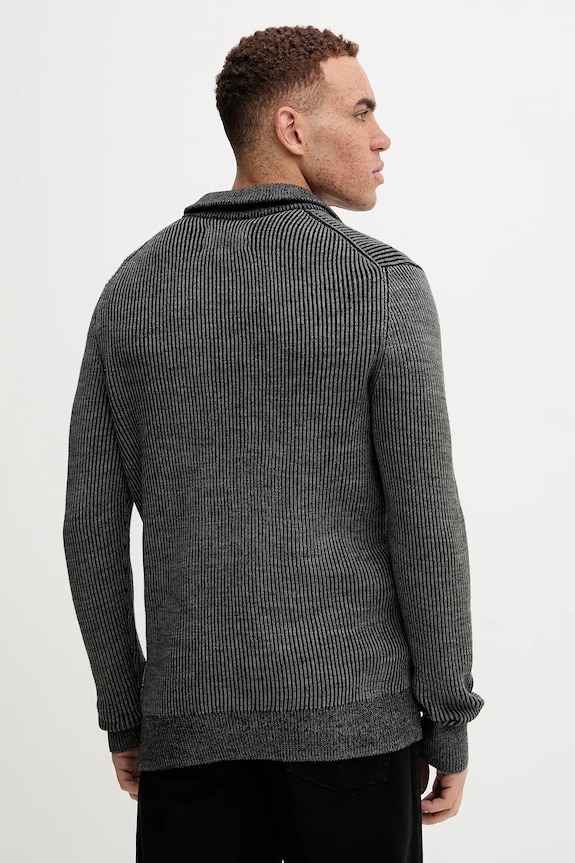 Odzież Marc O'Polo sweter z dodatkiem wełny M29507960118 szary