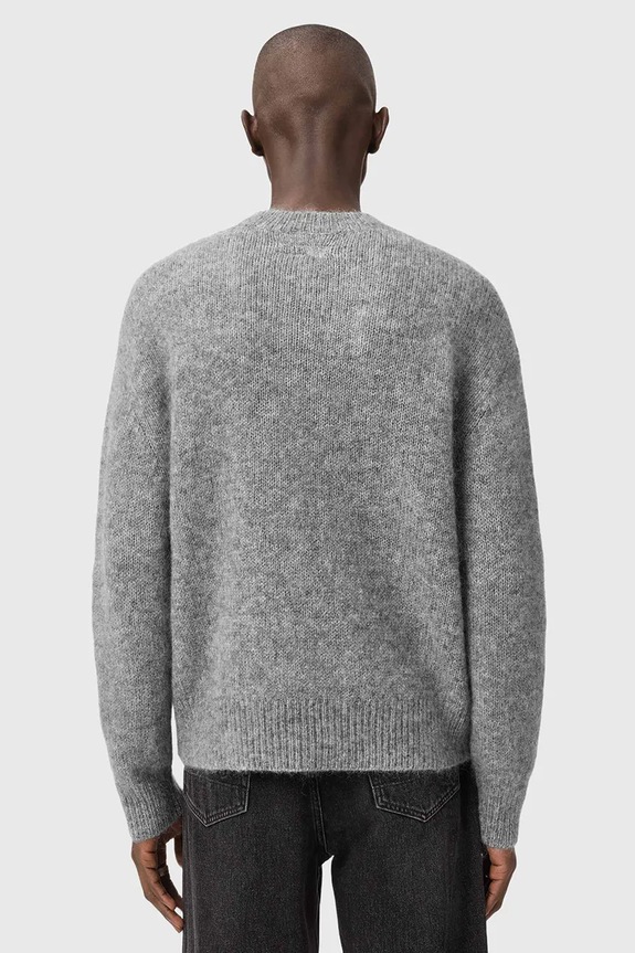 Одежда Свитер с добавлением мохера AllSaints COBY M005KD серый