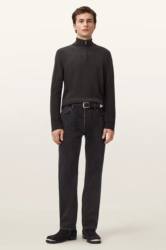 Sveter s prímesou vlny AllSaints KILBURN M068KD