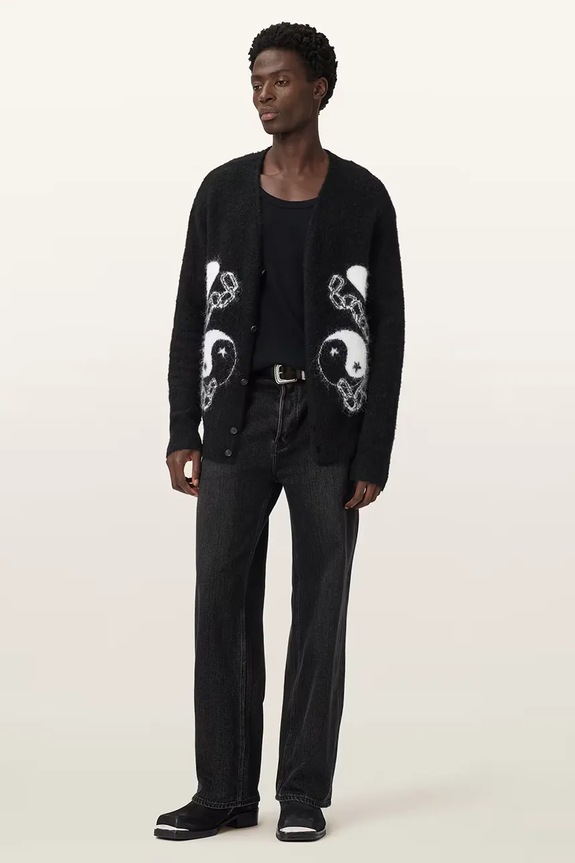 Kardigan s příměsí vlny z alpaky AllSaints REFLECTION M011KD