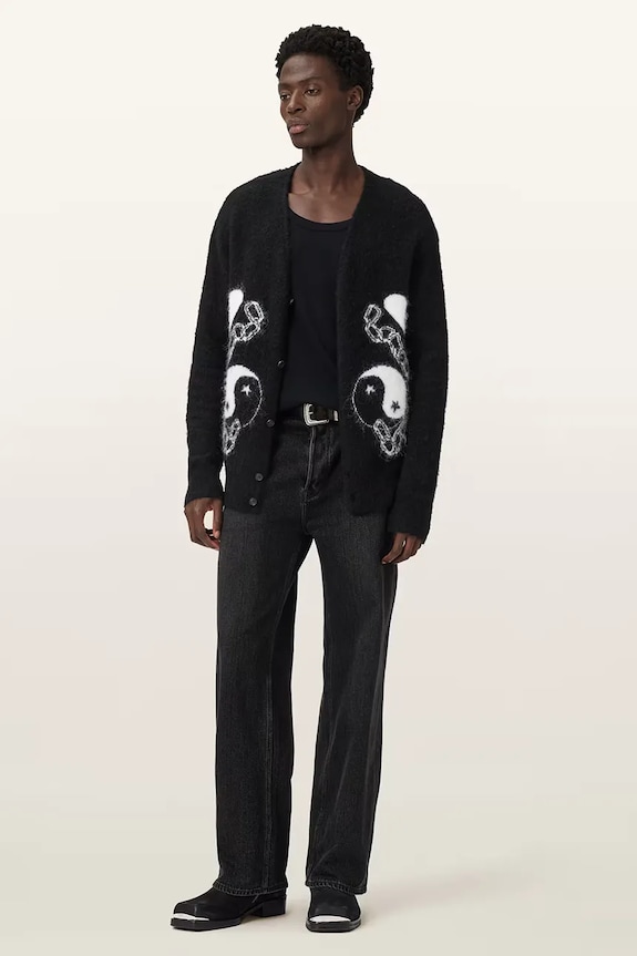 Kardigan s příměsí vlny z alpaky AllSaints REFLECTION M011KD