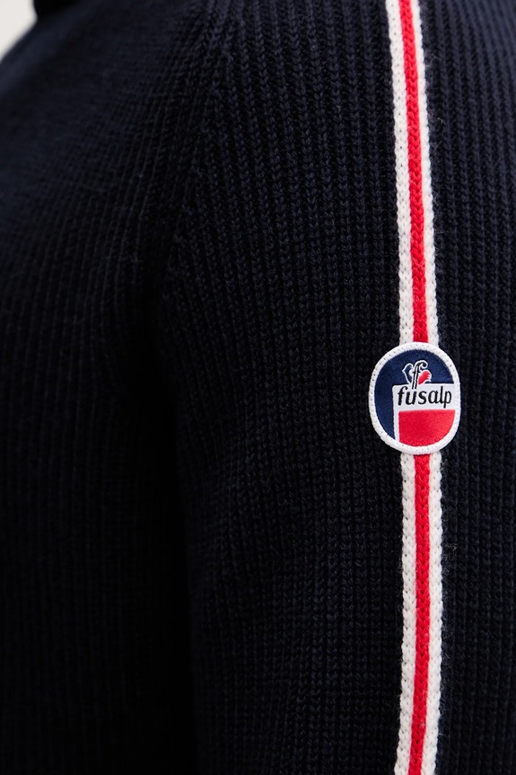 Volnen pulover Fusalp Dorianau I2112 mornarsko modra