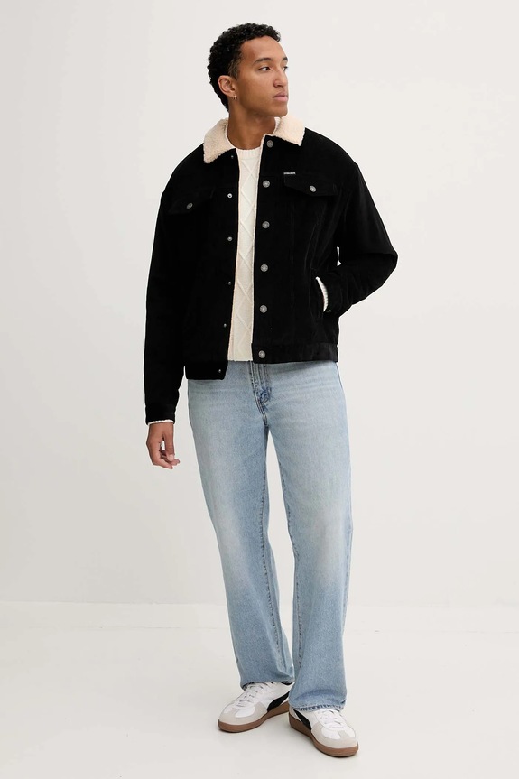 Πουλόβερ με προσθήκη μαλλιού Guess Jeans M5BR04.Z0561 μπεζ AW25