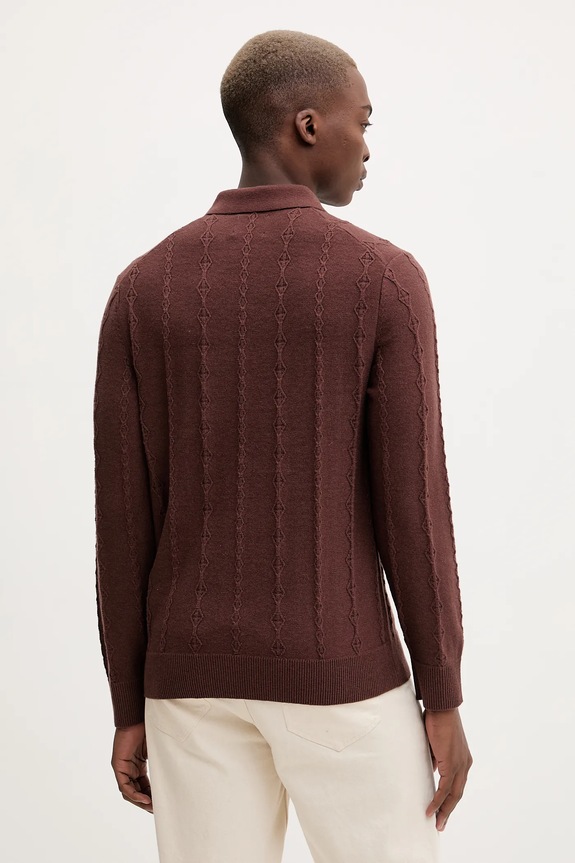 Odjeća Pulover s dodatkom vune Abercrombie & Fitch KI120.5142.400 smeđa