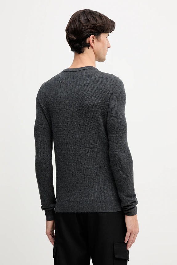 Îmbrăcăminte Trussardi pulover de lână M0038000005N gri