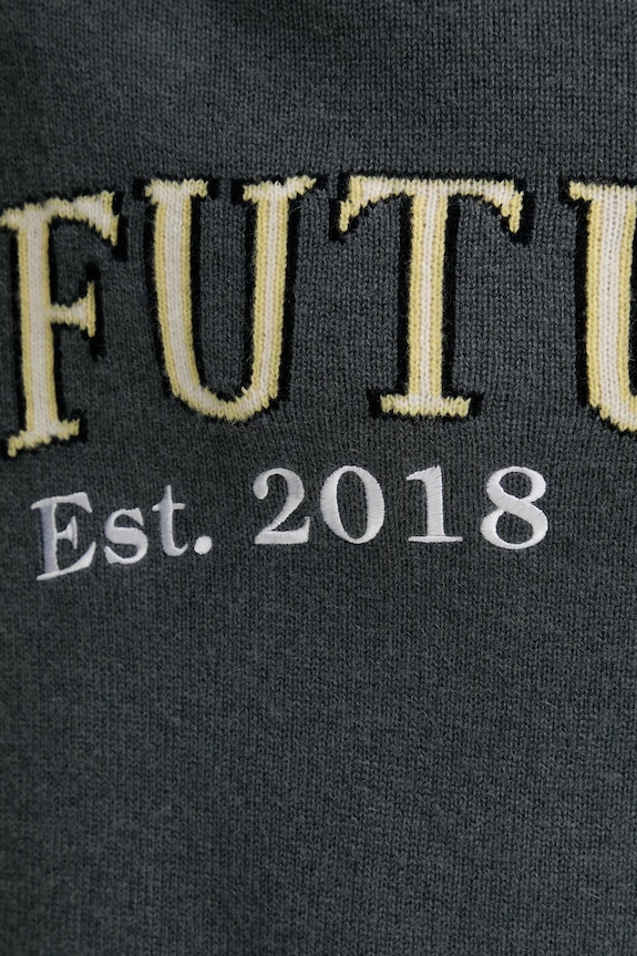 FROM FUTURE sweter kaszmirowy MPR03345 szary