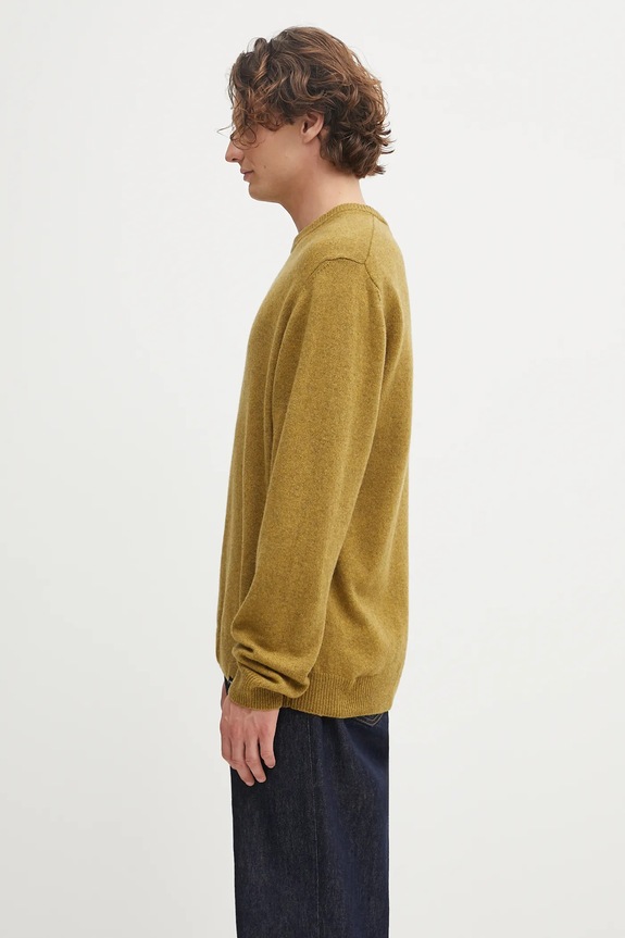 Carhartt WIP sweter z dodatkiem wełny Alten Sweater I033917.E5XX zielony AW25