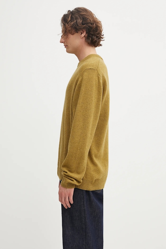 Svetr s příměsí vlny Carhartt WIP Alten Sweater I033917.E5XX zelená AW25