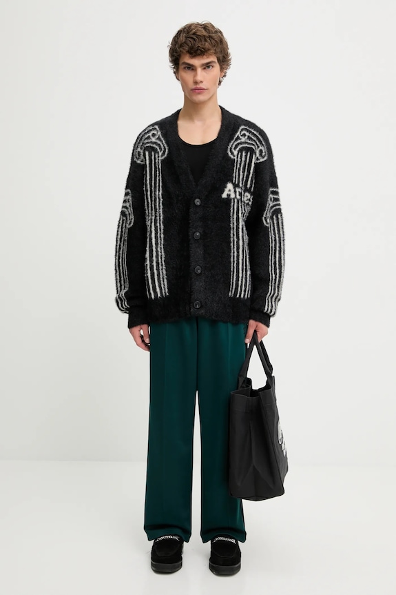 Aries kardigan Oversized Chenille Column AR2004004 czarny