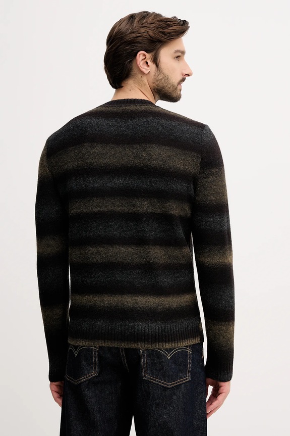 Îmbrăcăminte United Colors of Benetton pulover din amestec de lână 1HNNK10AT negru