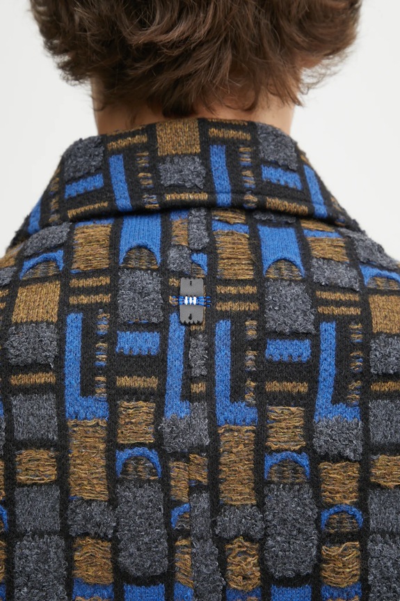 Kardigan Ader Error KNIT šedá BO01FWKT0706GR