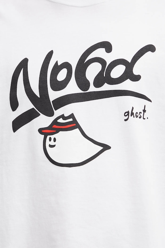 NEIGHBORHOOD longsleeve bawełniany NH . TEE LS-9 biały 252PCNH.LT09