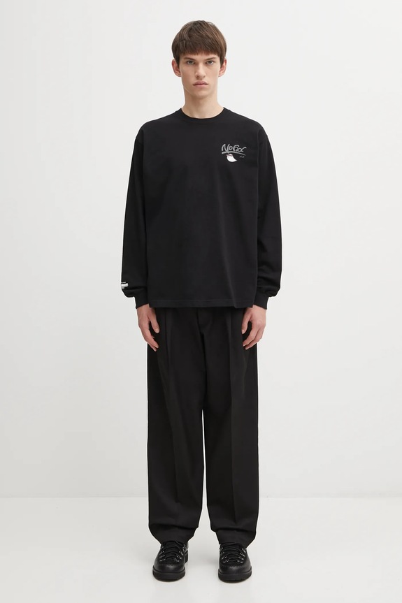 NEIGHBORHOOD longsleeve bawełniany NH . TEE LS-10 252PCNH.LT10