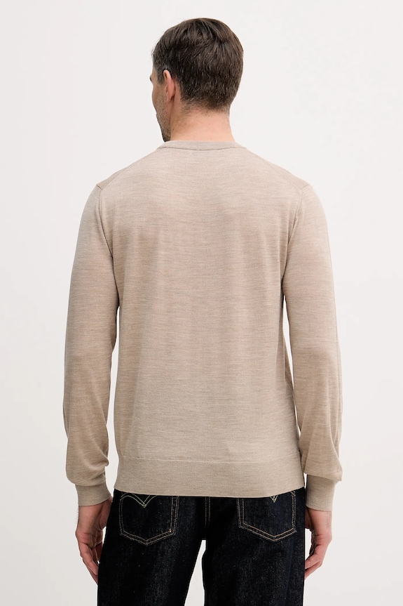Odzież Eton sweter wełniany 100013670 beżowy